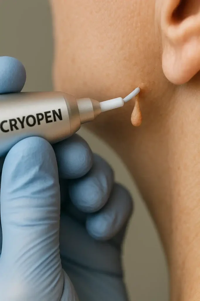 Cryopen for skin tags removal West Sussex speak to our team today!