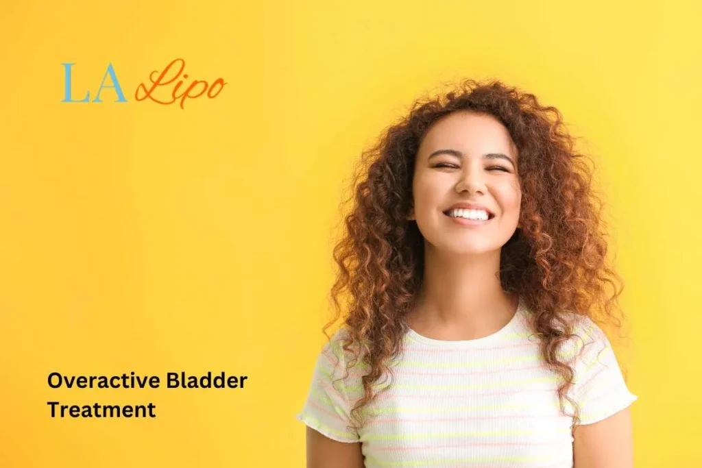 woman smiling about overactive bladder treatment West Sussex solutions